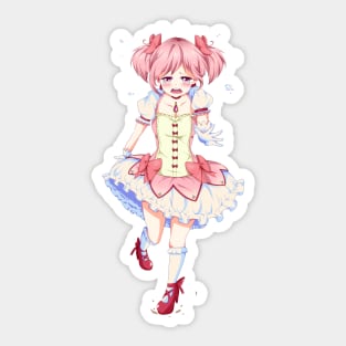 Crying Madoka Sticker